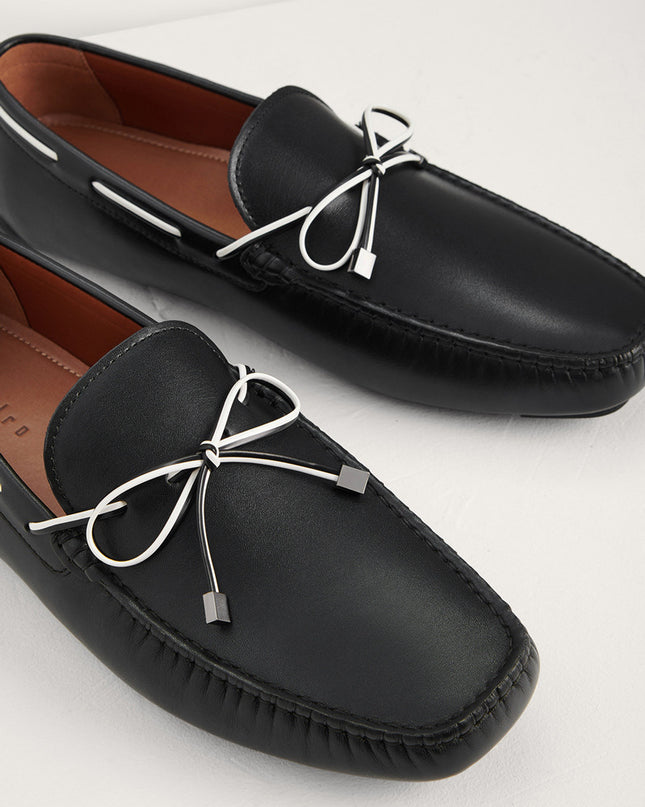 Bow Suede Moccasins