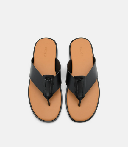 Thong Sandals- Black
