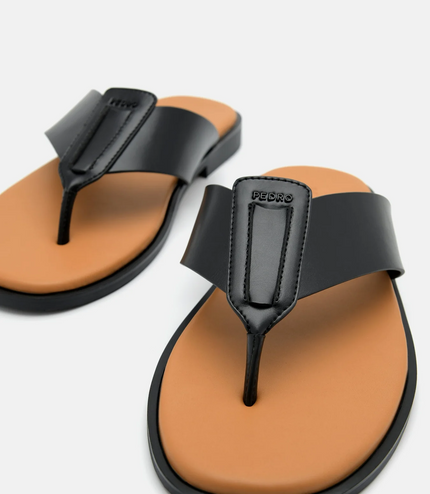Thong Sandals- Black