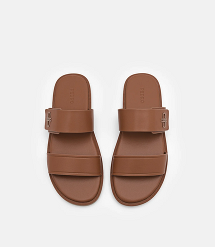 PEDRO Icon Slide Sandals - Cognac