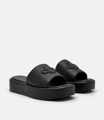 PEDRO Icon Leather Wedge Sandals