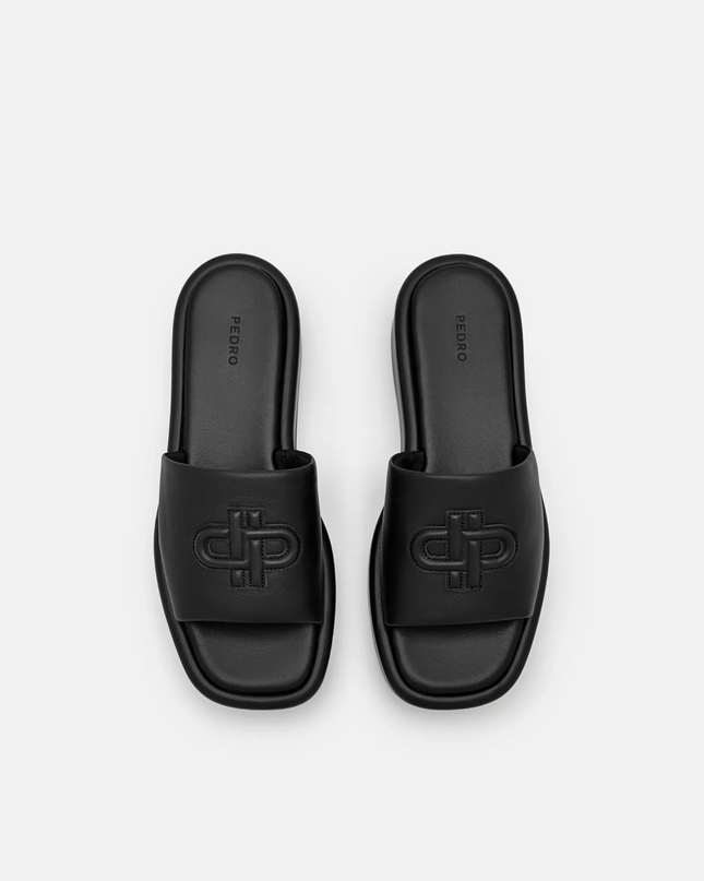 PEDRO Icon Leather Wedge Sandals