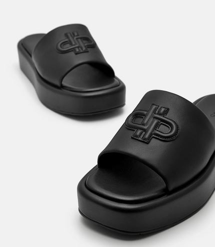 PEDRO Icon Leather Wedge Sandals