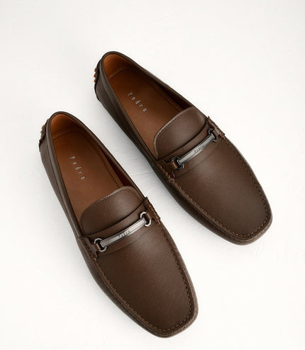 Bit Leather Moccasins