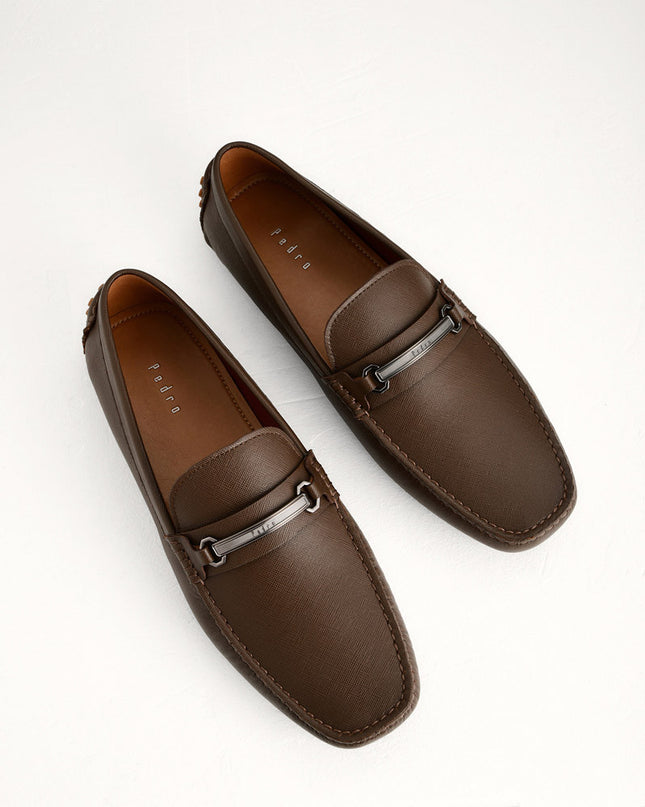 Bit Leather Moccasins