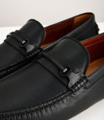 Bit Leather Moccasins