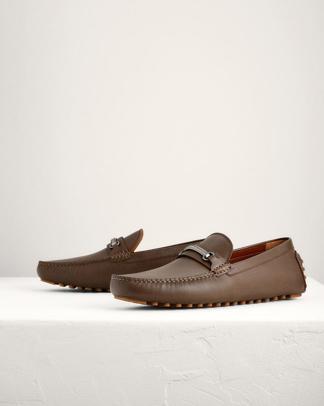 Bit Leather Moccasins