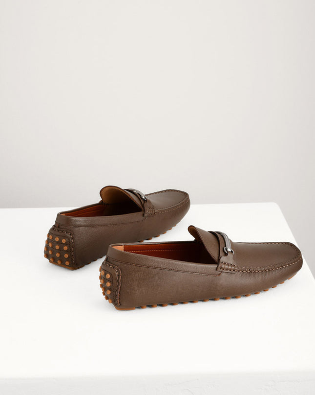 Bit Leather Moccasins