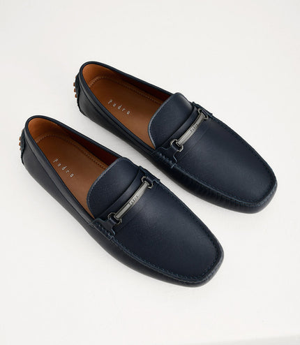 Bit Leather Moccasins