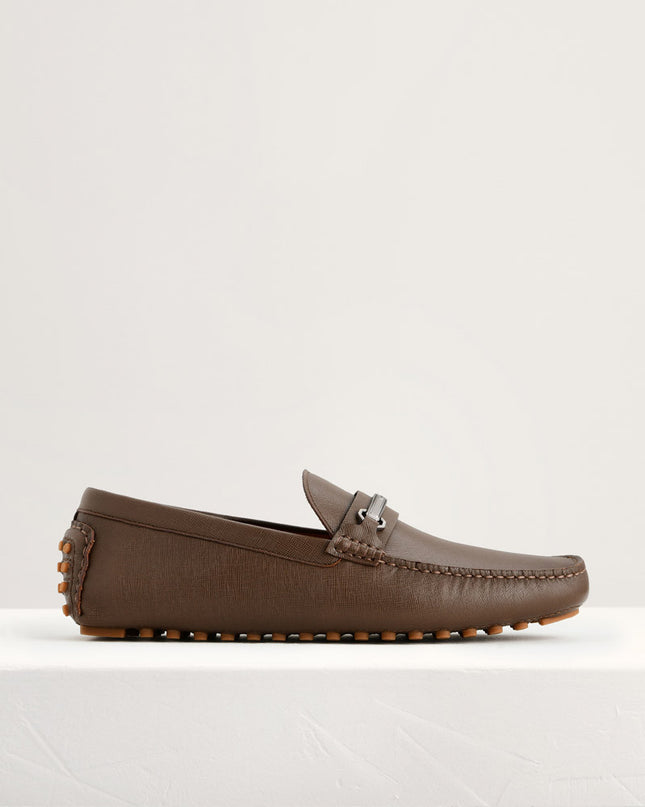 Bit Leather Moccasins