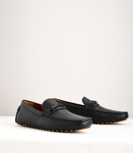 Bit Leather Moccasins