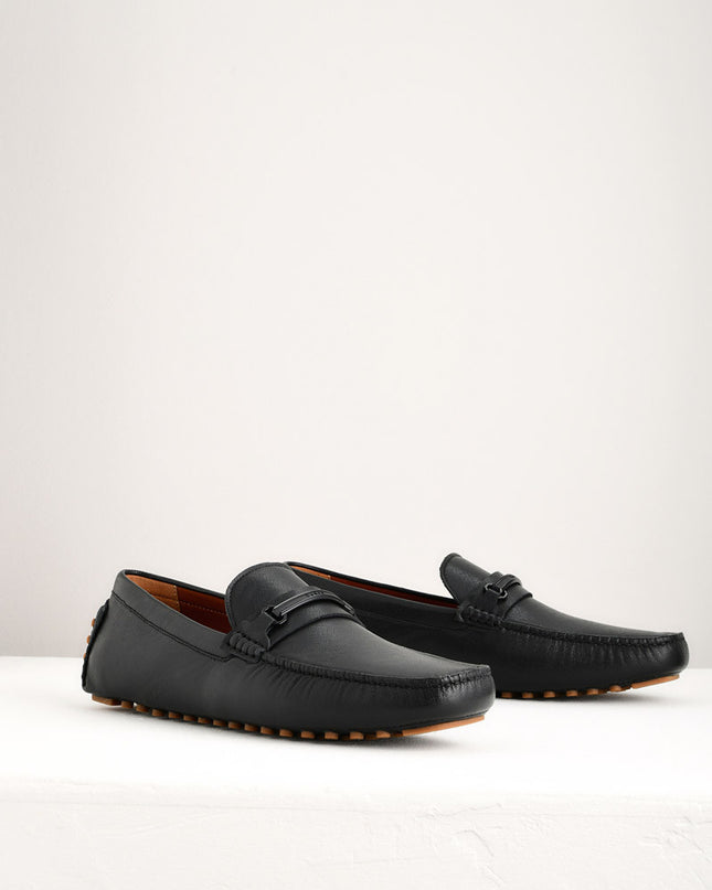 Bit Leather Moccasins