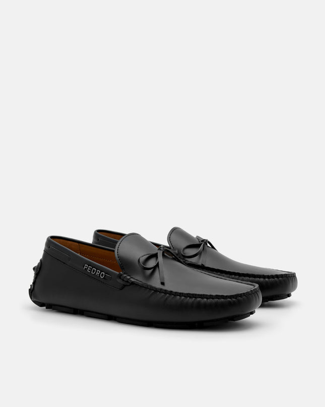 Bow Moccasins - Black