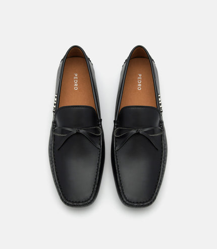 Bow Moccasins - Black