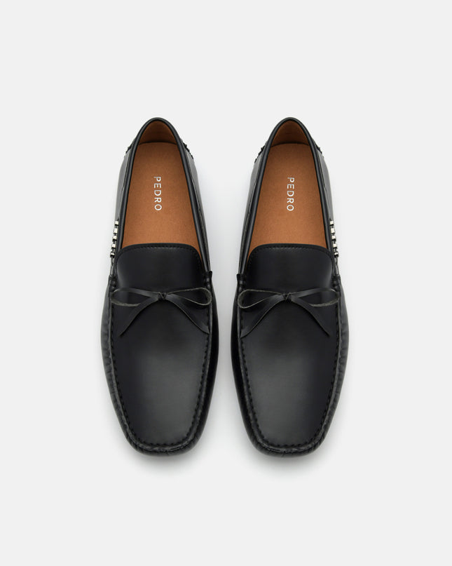 Bow Moccasins - Black