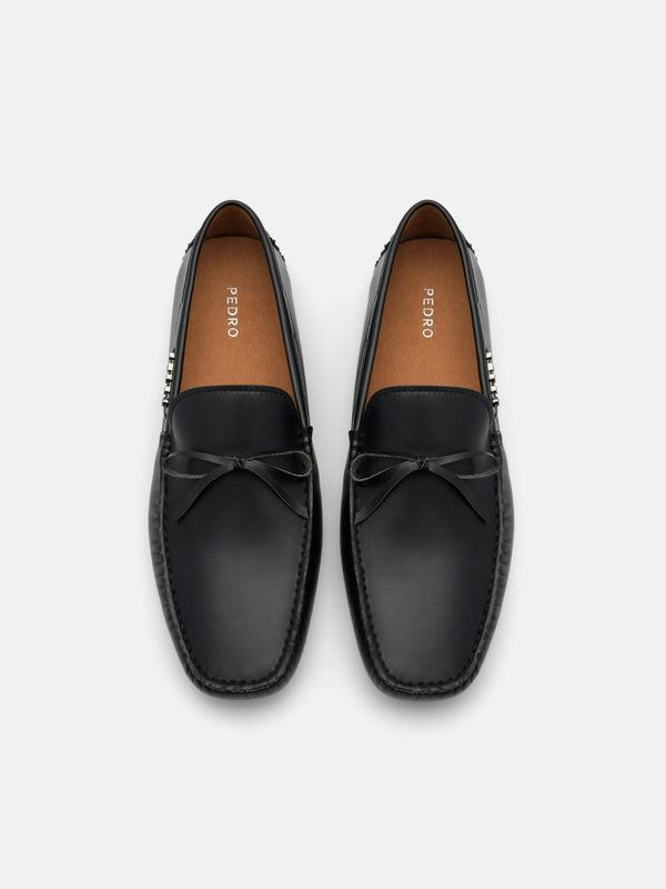 Bow Moccasins - Black