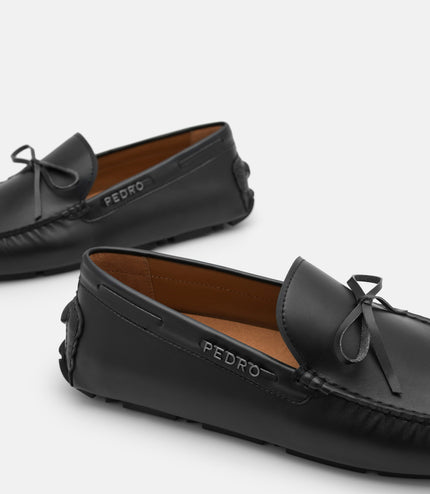 Bow Moccasins - Black