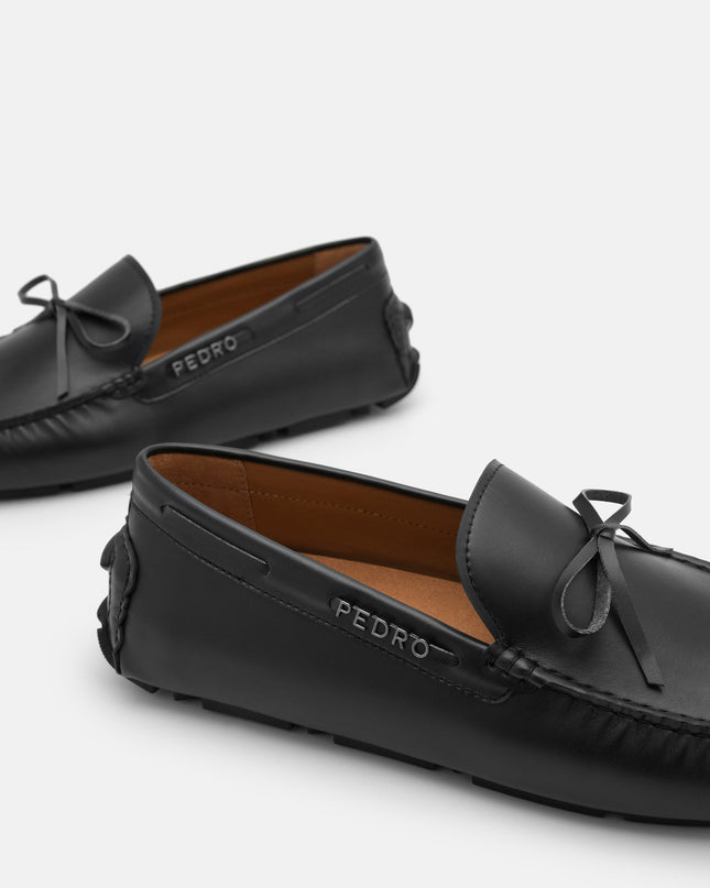 Bow Moccasins - Black