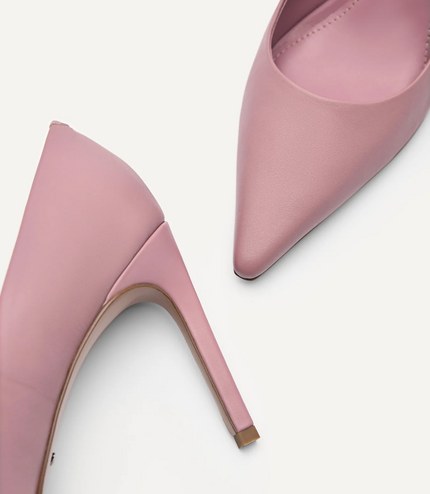 PEDRO Studio Ursula Leather Pumps - Blush