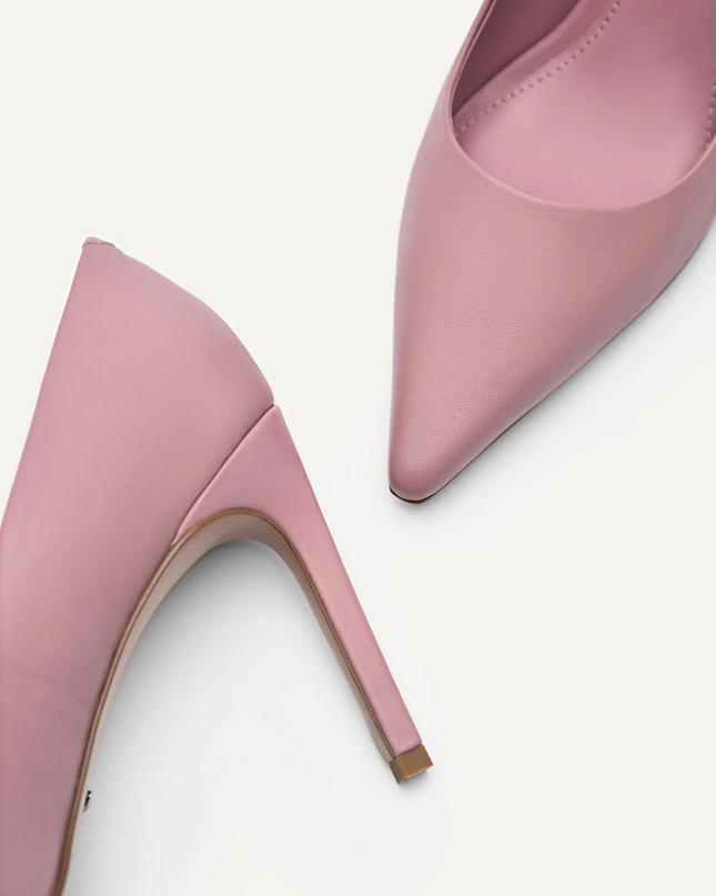 PEDRO Studio Ursula Leather Pumps - Blush