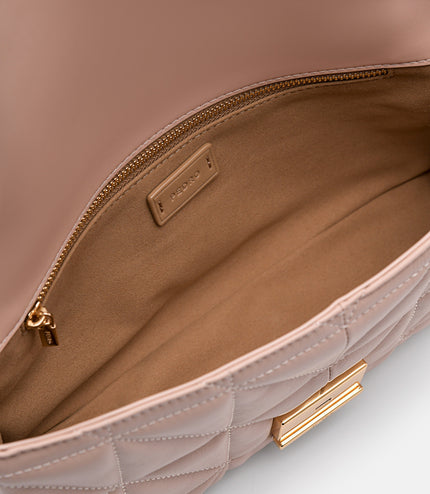 PEDRO Studio Leather Shoulder Bag in Pixel - Nude