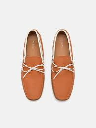 Leather Bow Moccasins