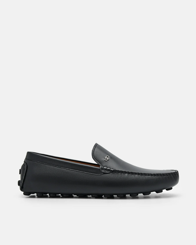 Leather Driving Shoes - Black