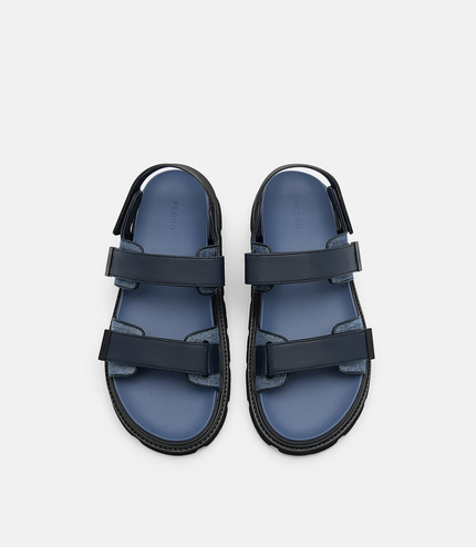 Bryson Backstrap Sandals - Blue
