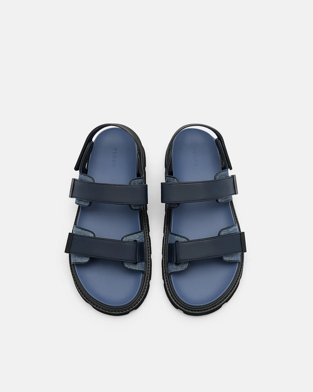 Bryson Backstrap Sandals - Blue