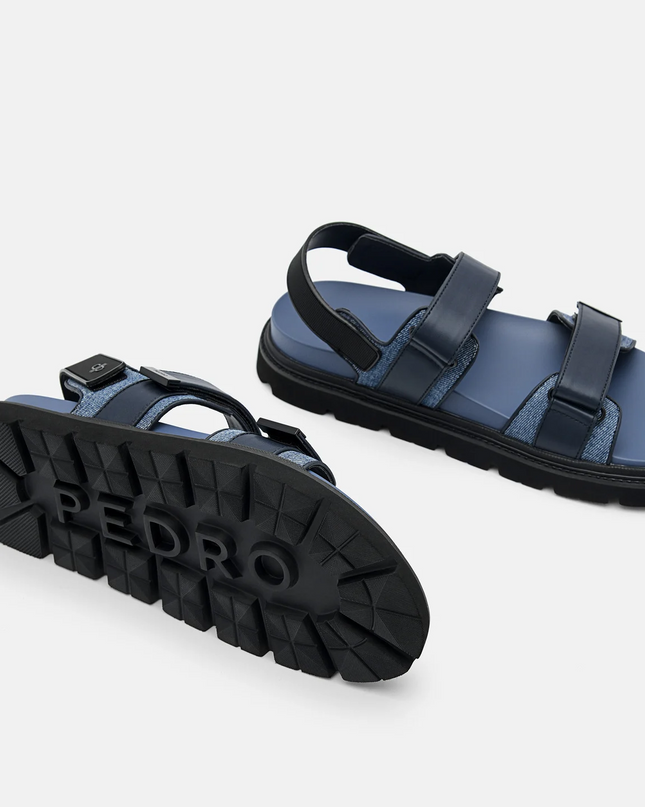 Bryson Backstrap Sandals - Blue