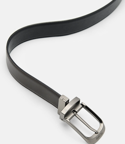 Leather Reversible Pin Belt