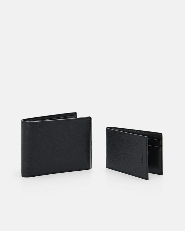 Leather Bi-Fold Wallet with Insert