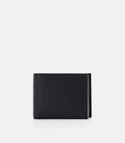 Leather Bi-Fold Wallet with Insert