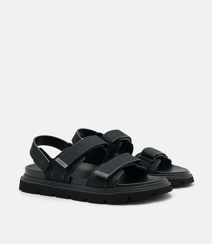 Bryson Backstrap Sandals - Black