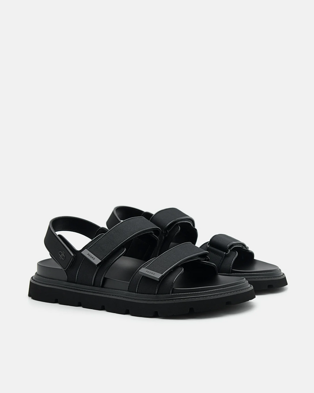 Bryson Backstrap Sandals - Black