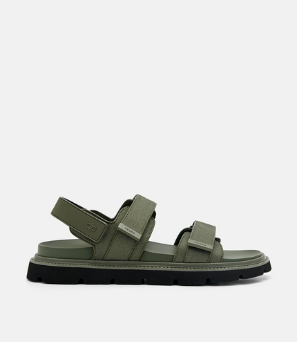 Bryson Backstrap Sandals - Military Green