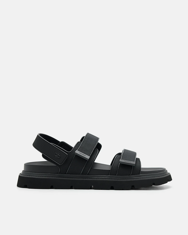 Bryson Backstrap Sandals - Black