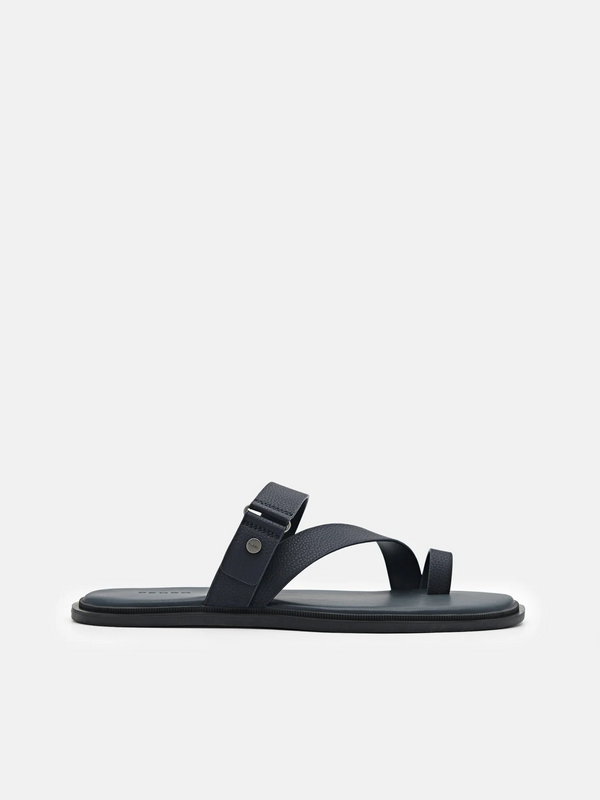 Oliver Toe Loop Sandals - Navy