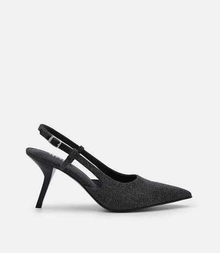 Morraine Slingback Pumps - Black
