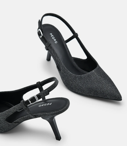 Morraine Slingback Pumps - Black