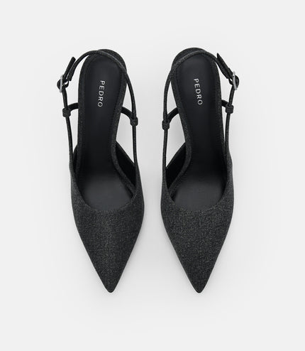 Morraine Slingback Pumps - Black
