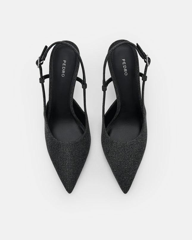 Morraine Slingback Pumps - Black
