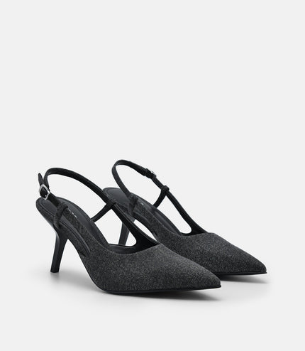 Morraine Slingback Pumps - Black