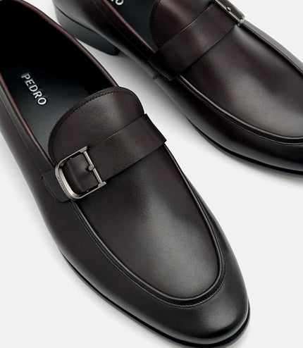 Helix Leather Loafers - Dark Brown