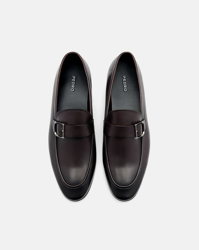 Helix Leather Loafers - Dark Brown