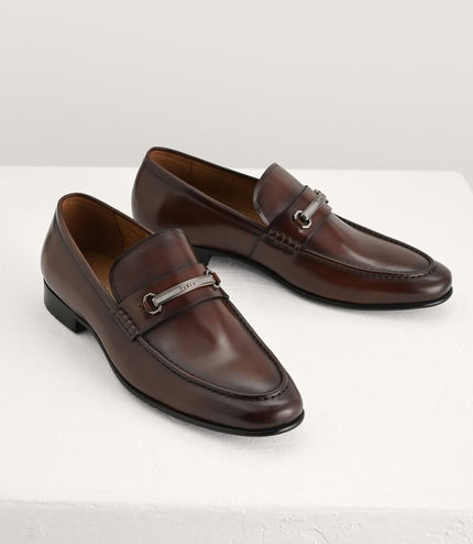 Bit Leather Loafers