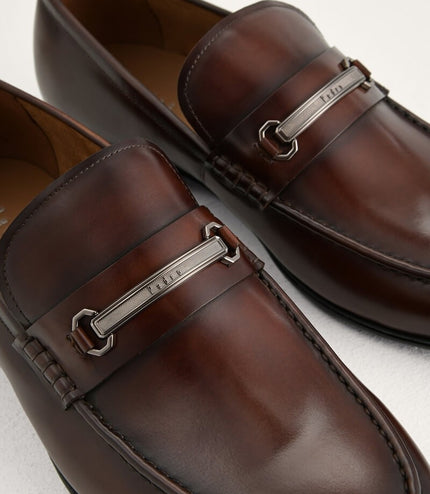 Bit Leather Loafers