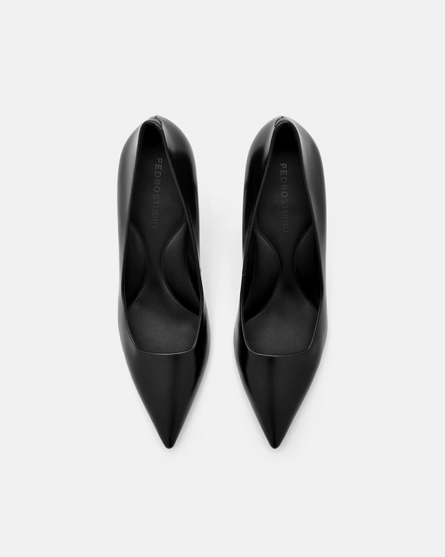 PEDRO Studio Kathy Leather Heel Pumps - Black