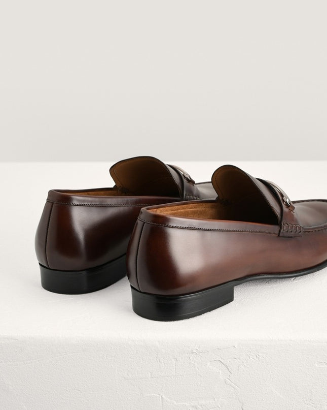 Bit Leather Loafers