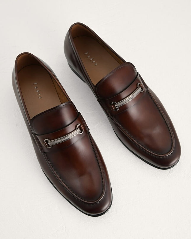 Bit Leather Loafers